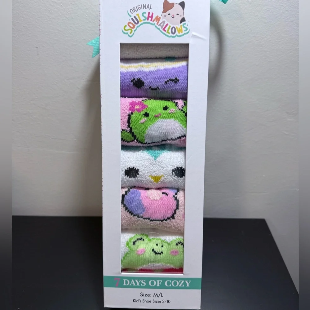 Squishmallows 7 Days of Cozy Socks‎ | NWT & Gift Box